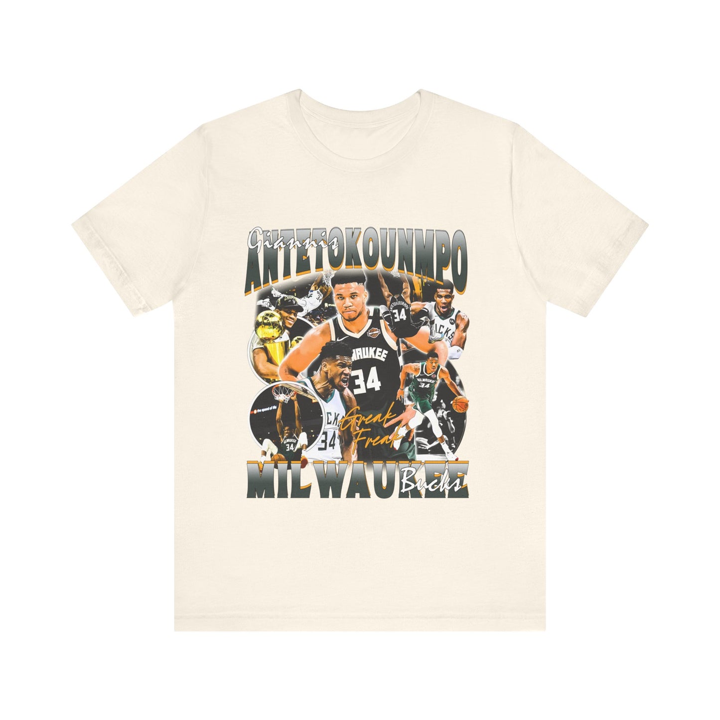 Vintage 90s Basketball Bootleg Style T-Shirt, Giannis Antetokounmpo Unisex Tee