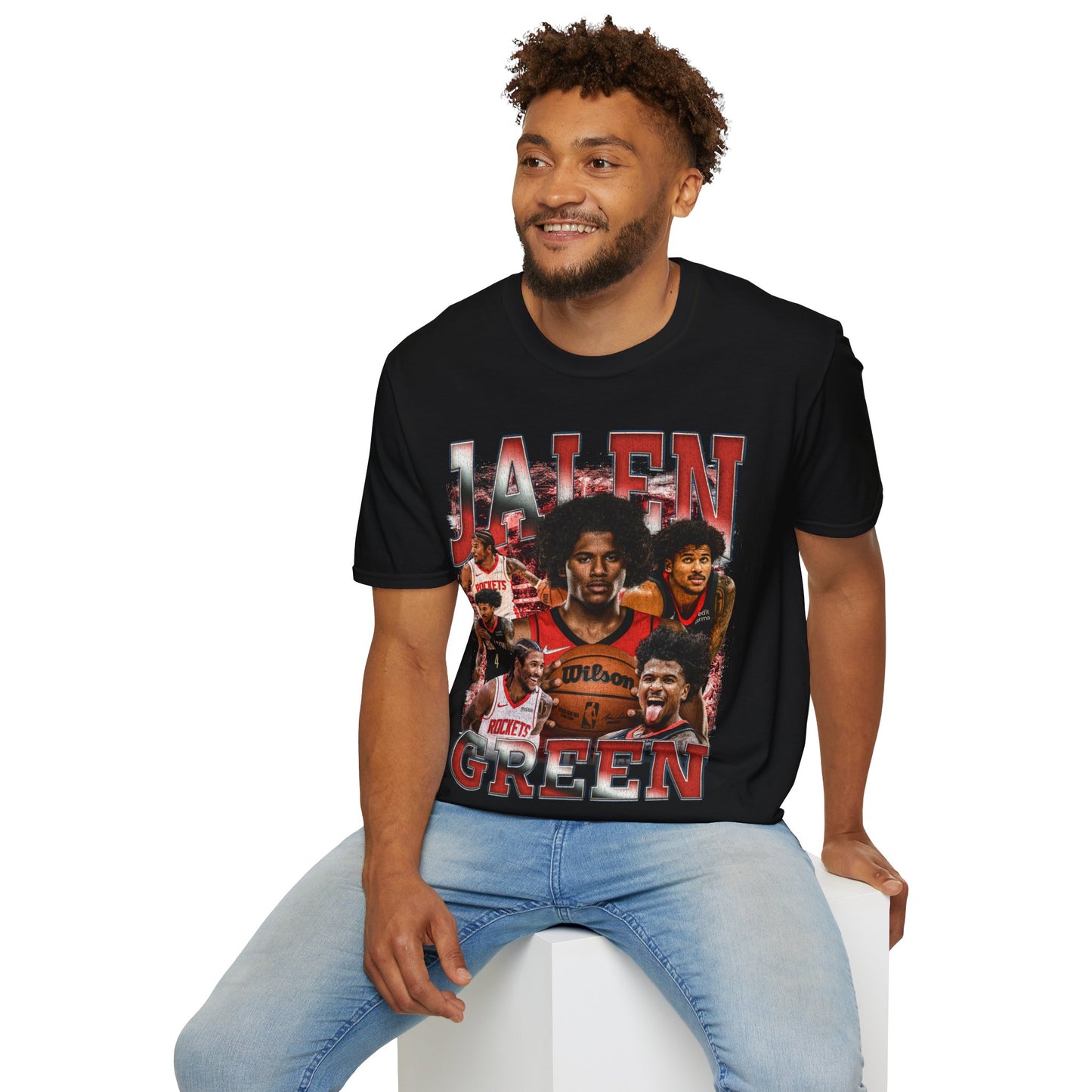 Vintage 90s Basketball Bootleg Style T-Shirt, JALEN GREEN Retro Basketball Shirt Unisex Graphic Tee