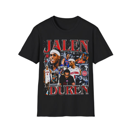 Vintage 90s Basketball Bootleg Style T-Shirt, JALEN DUREN Retro Basketball Shirt Unisex Graphic Tee