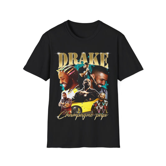 Vintage 90s Rap Bootleg Style T-Shirt DRAKE Vintage Graphic Tee, Retro Rap Shirt Unisex Graphic Tee Shirt