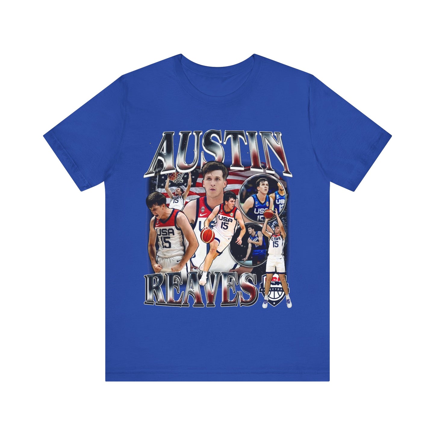 Vintage 90s Basketball Bootleg Style TShirt AUSTIN REAVES USA Unisex Graphic Tee