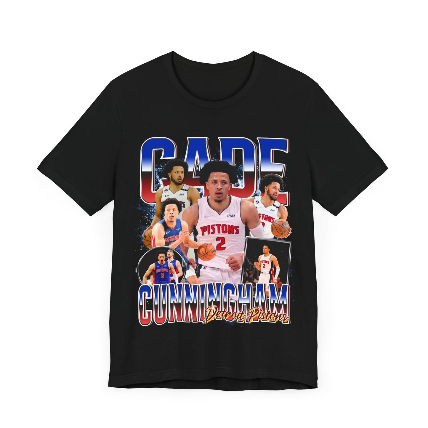 Vintage 90s Basketball Bootleg Style T-Shirt CADE CUNNIGHAM Unisex Graphic Tee