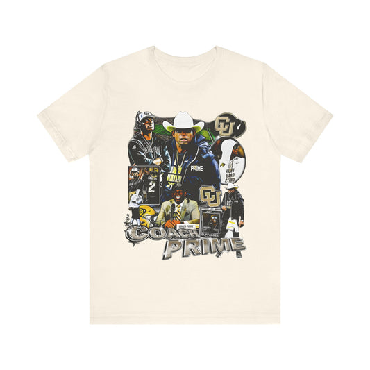 Vintage 90s Football Bootleg Style T-Shirt COACH PRIME Unisex Graphic Tee Shirt