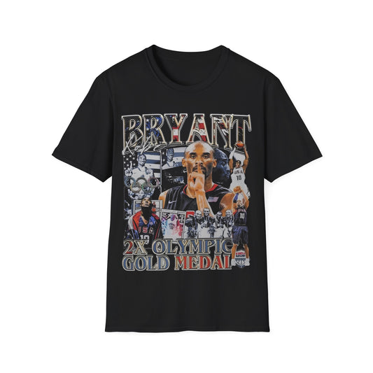 Vintage 90s Basketball Bootleg Style T-Shirt, USA KOBE 2X Retro Basketball Shirt Unisex Graphic Tee