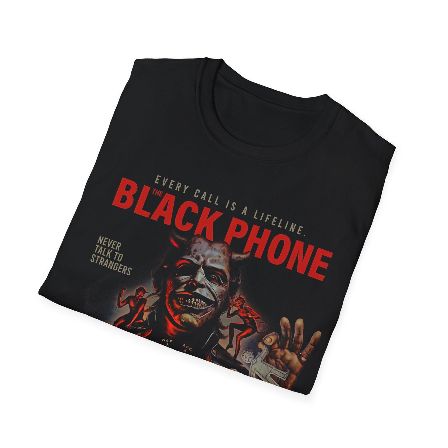 BLACK PHONE POP CULTURE Unisex Softstyle T-Shirt