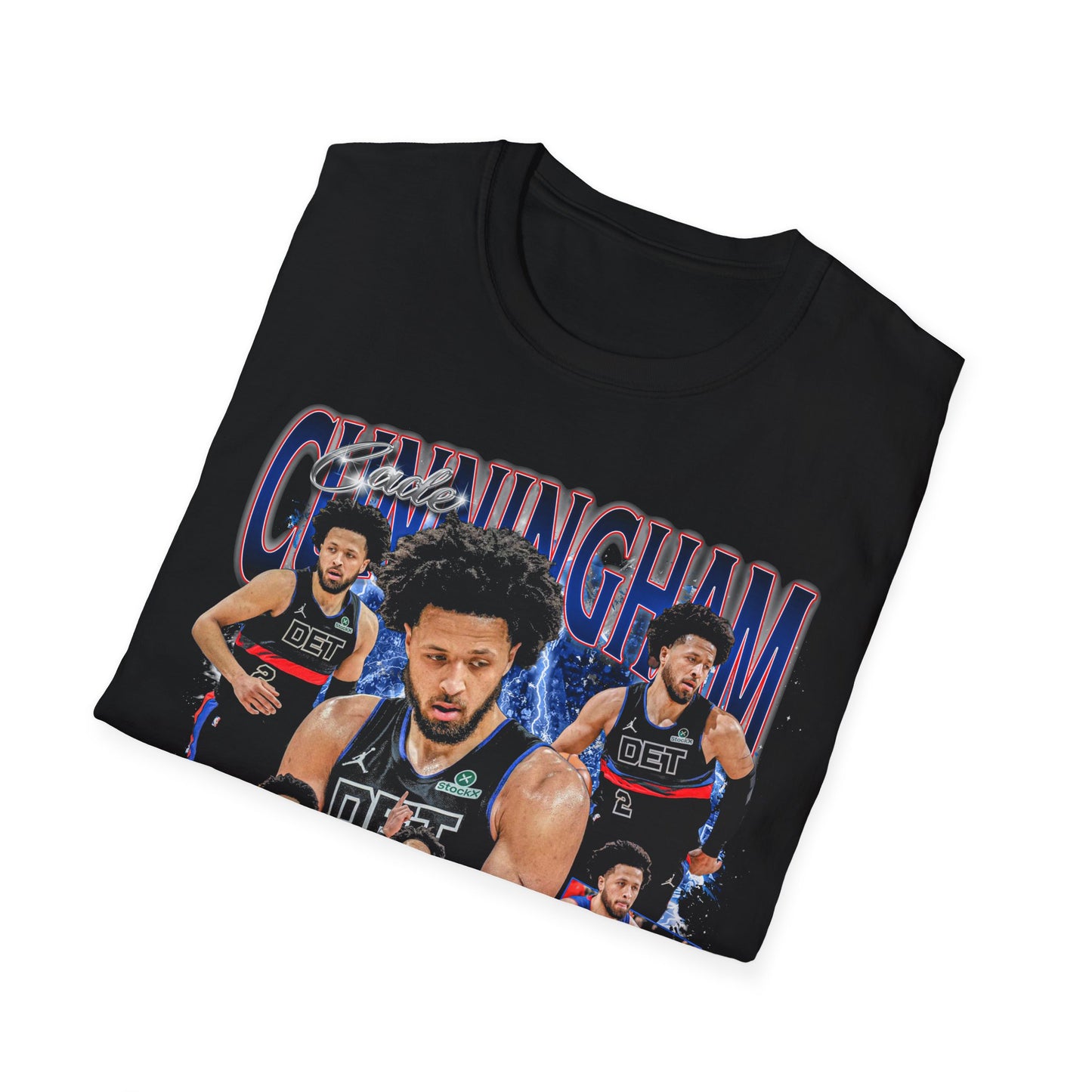 Vintage 90s Basketball Bootleg Style T-Shirt, CADE CUNNIGHAM Retro Basketball Shirt Unisex Graphic Tee