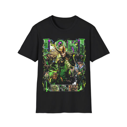 Vintage 90s Superheroes Bootleg Style T-Shirt, LOKI Retro Superheroes Shirt Unisex Graphic Tee