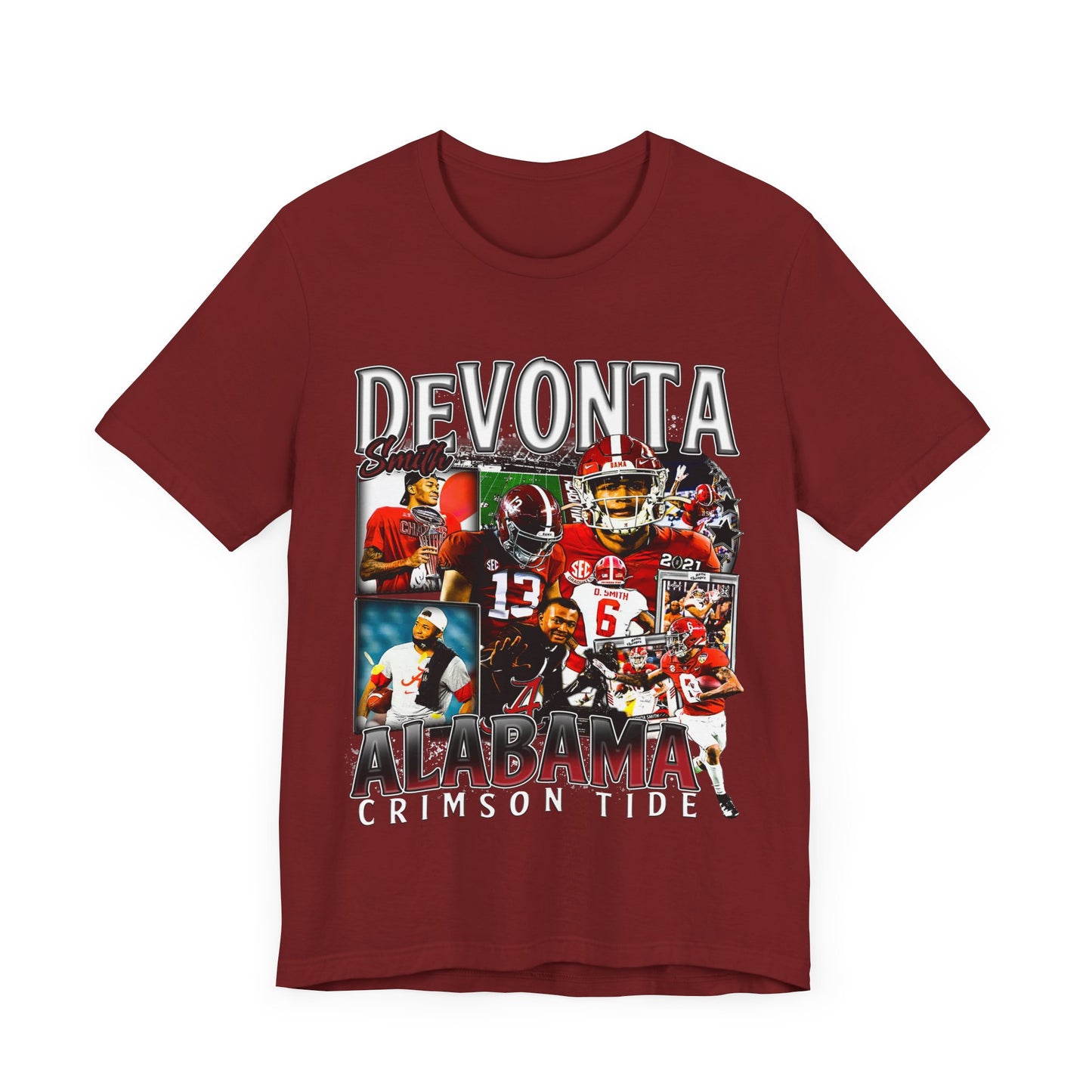 Vintage 90s Football Bootleg Style TShirt DEVONTA SMITH Unisex Graphic Tee Shirt