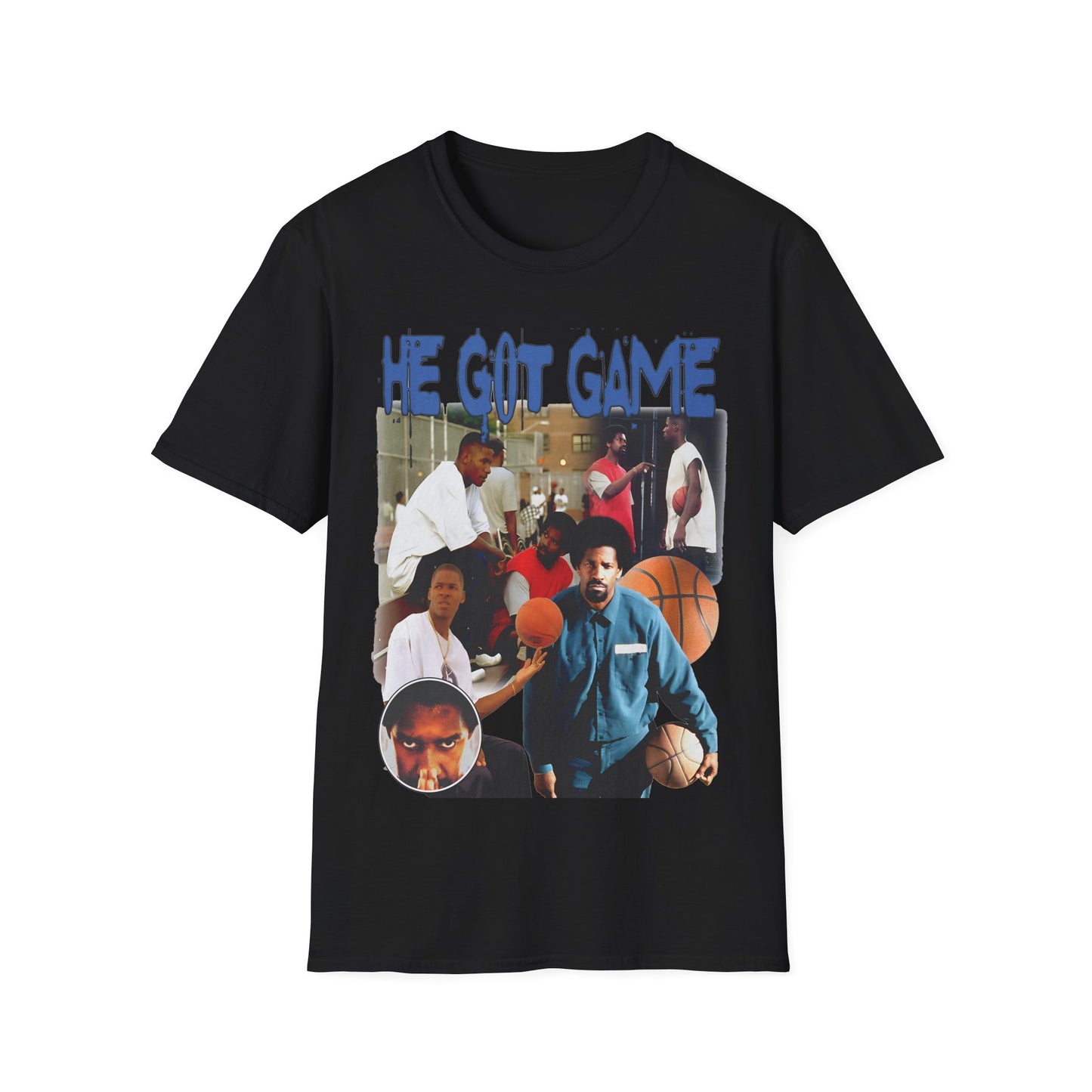 Vintage 90s Pop Culture Bootleg Style T-Shirt, HE GOT GAME Retro Shirt Unisex Graphic Tee