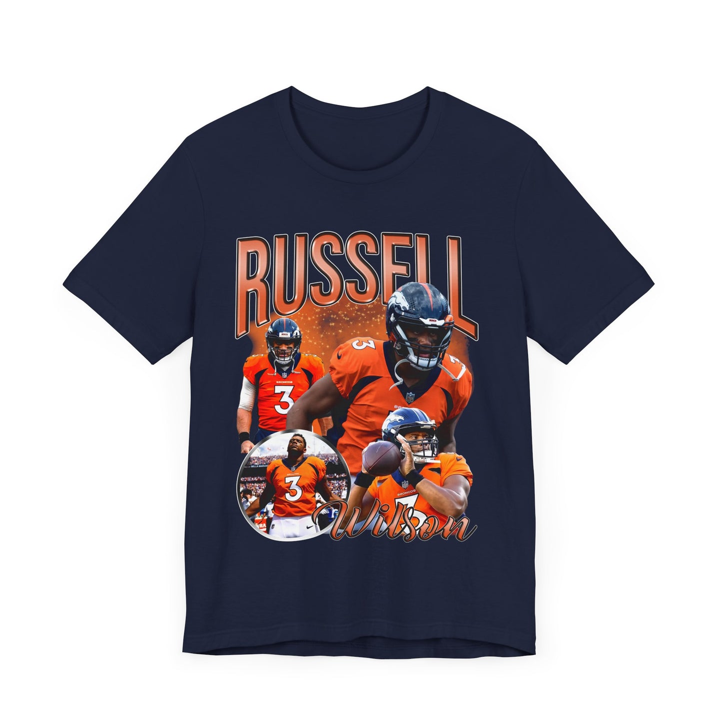 Vintage 90s Football Bootleg Style TShirt RUSSELL WILSON Unisex Graphic Tee