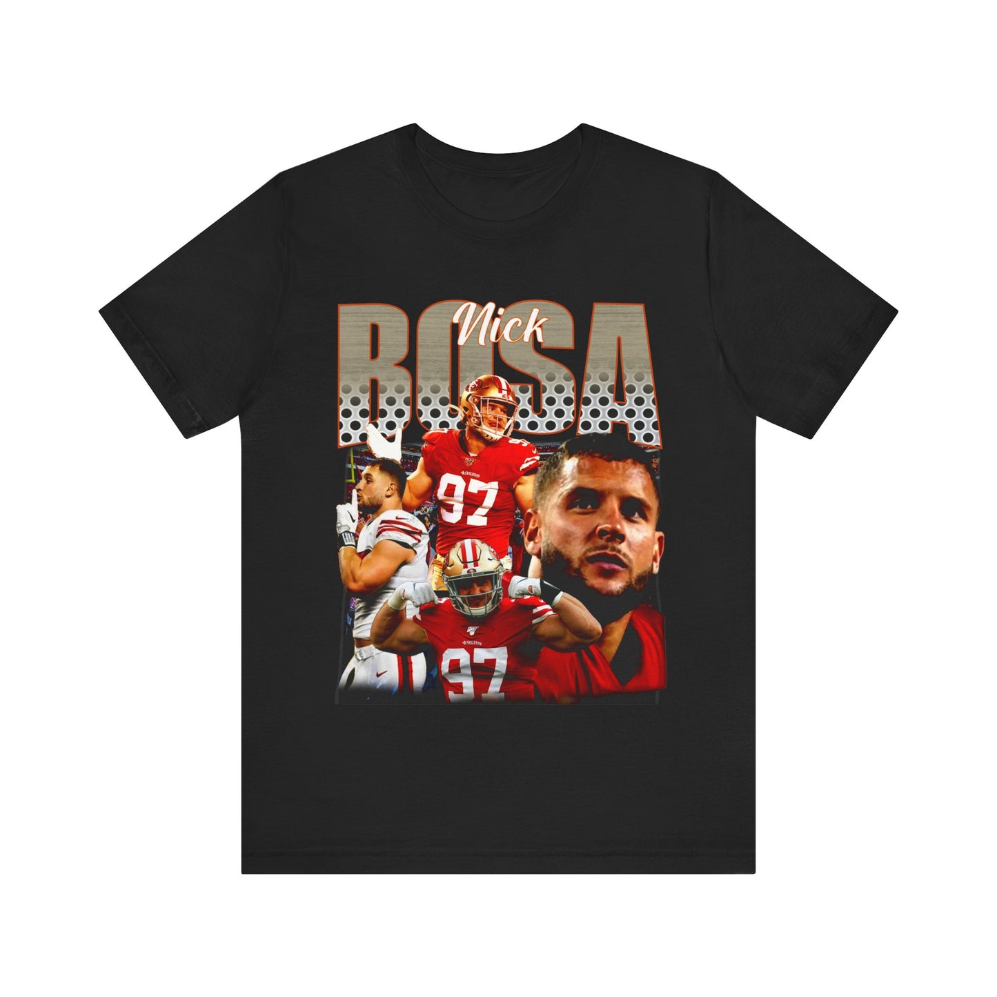 Vintage 90s Football Bootleg Style T-Shirt NICK BOSA Unisex Graphic Tee Shirt