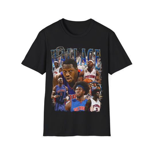 Vintage 90s Basketball Bootleg Style T-Shirt, BEN WALLACE Retro Basketball Shirt Unisex Graphic Tee