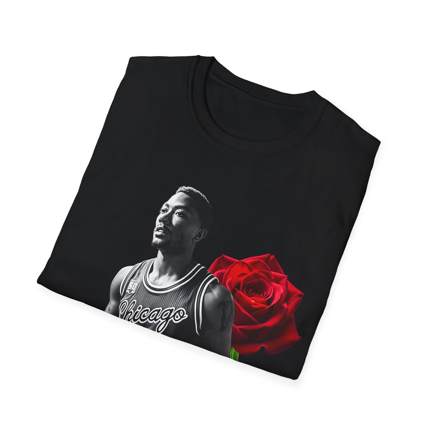Vintage 90s Basketball Bootleg Style T-Shirt, DERRICK ROSE Retro Basketball Shirt Unisex Graphic Tee