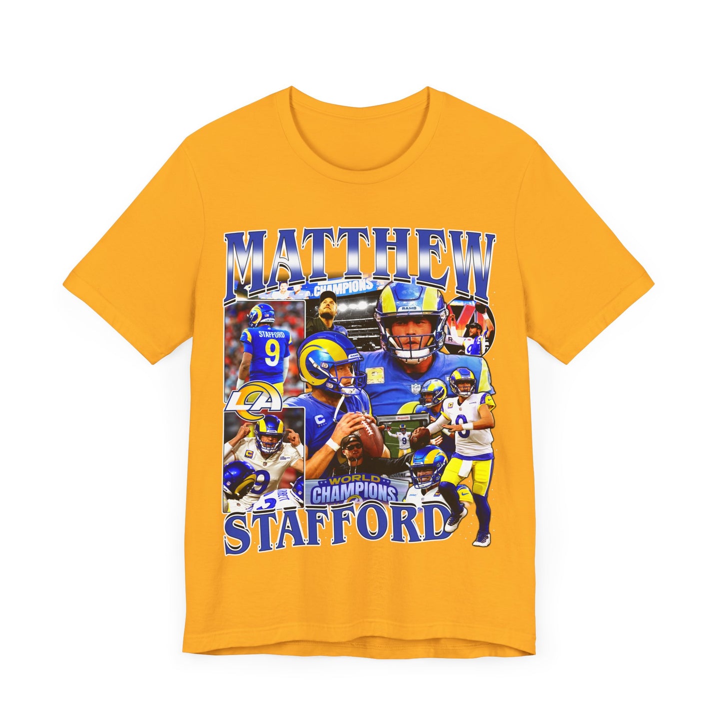 Vintage 90s Football Bootleg Style TShirt MATTHEW STAFFORD Unisex Graphic Tee