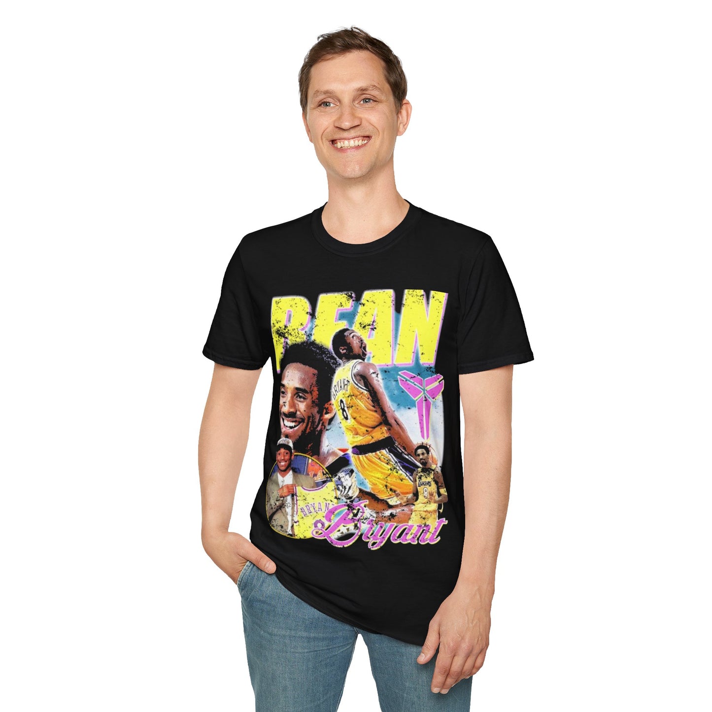 Vintage 90s Basketball Bootleg Style T-Shirt, KB BEAN Retro Basketball Shirt Unisex Graphic Tee