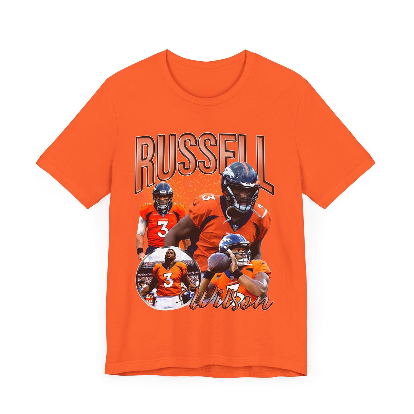 Vintage 90s Football Bootleg Style TShirt RUSSELL WILSON Unisex Graphic Tee
