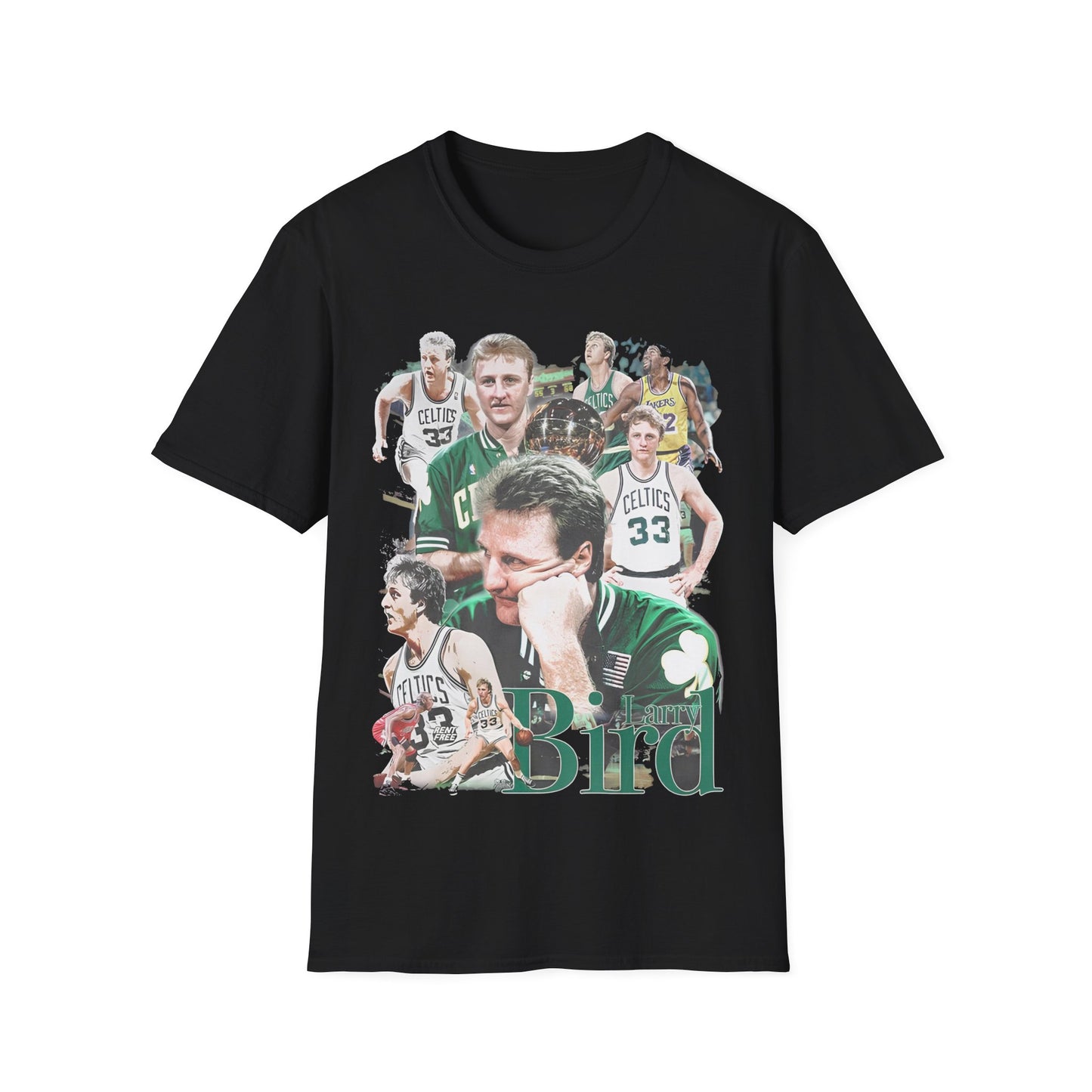 Vintage 90s Basketball Bootleg Style T-Shirt, BIRD Retro Basketball Shirt Unisex Graphic Tee