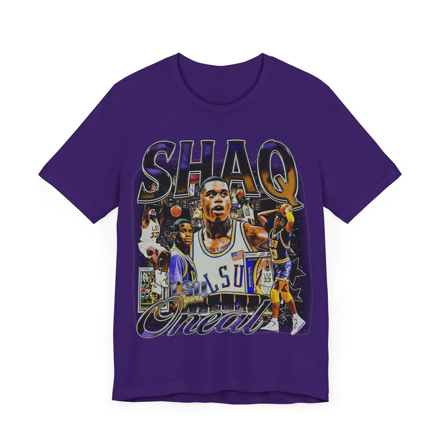 Vintage 90s Basketball Bootleg Style TShirt SHAQ 90s Unisex Graphic Tee Shirt