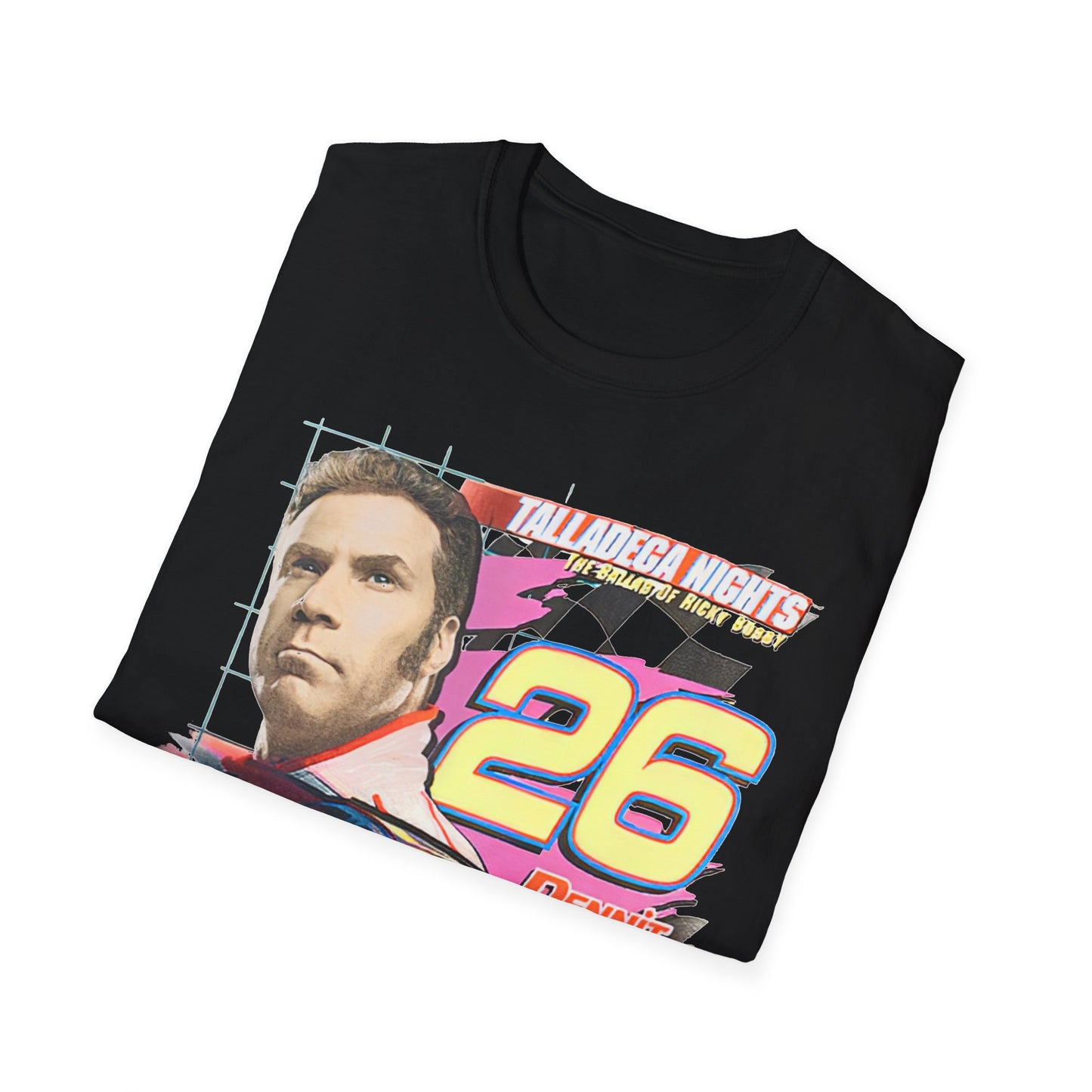 Vintage 90s Racing Bootleg Style T-Shirt, RICKY BOBBY Graphic Tee, Retro Racing Shirt Unisex Graphic Tee Shirt