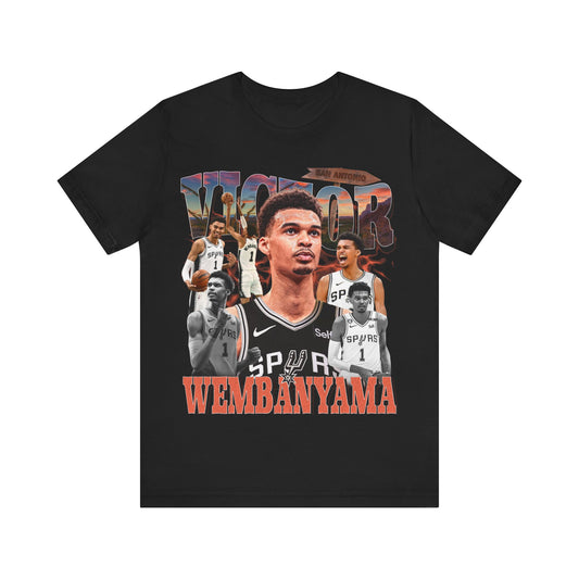 Vintage 90s Basketball Bootleg Style T-Shirt VICTOR WEMBY Unisex Graphic Tee