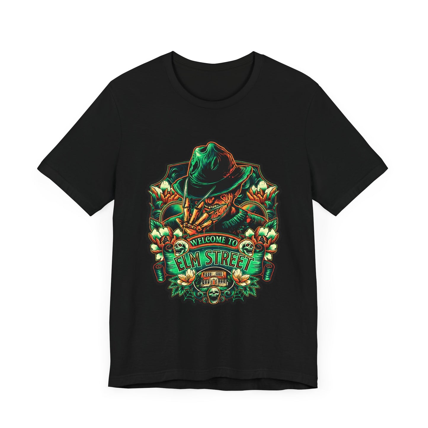 HALLOWEEN FREDDY DREAM Unisex Jersey Short Sleeve Tee