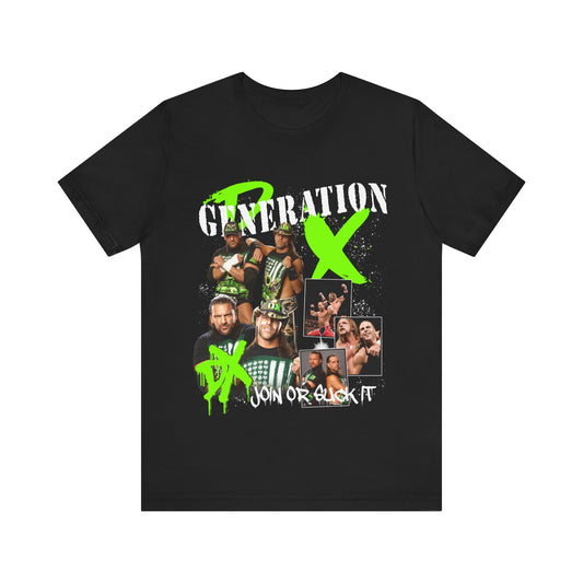 Vintage 90s Bootleg Style T-Shirt, DGENERATION X Graphic Tee, Retro Fighter Shirt Unisex Graphic Tee Shirt