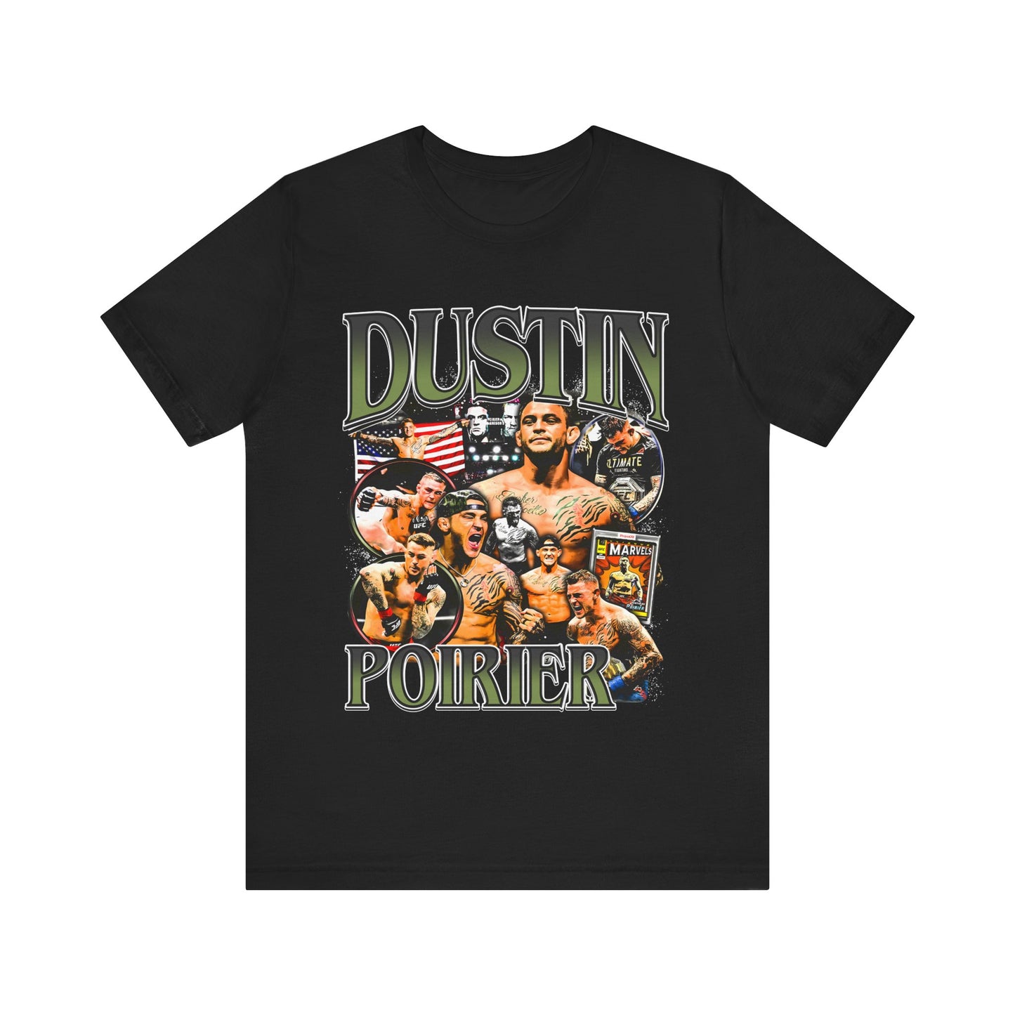 Vintage 90s Bootleg Style T-Shirt, DUSTIN POIRIER Graphic Tee, Retro Fighter Shirt Unisex Graphic Tee Shirt