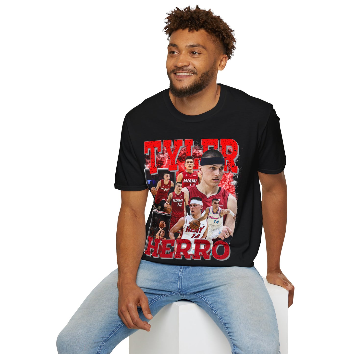 Vintage 90s Basketball Bootleg Style T-Shirt, TYLER HERRO Retro Basketball Shirt Unisex Graphic Tee
