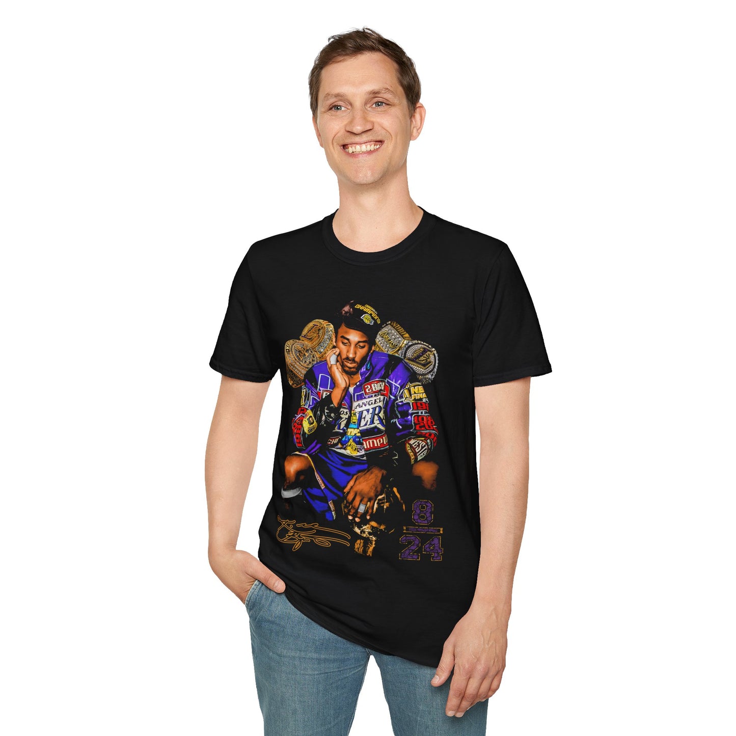 Vintage 90s Basketball Bootleg Style T-Shirt, KOBE TROPHY Retro Basketball Shirt Unisex Graphic Tee