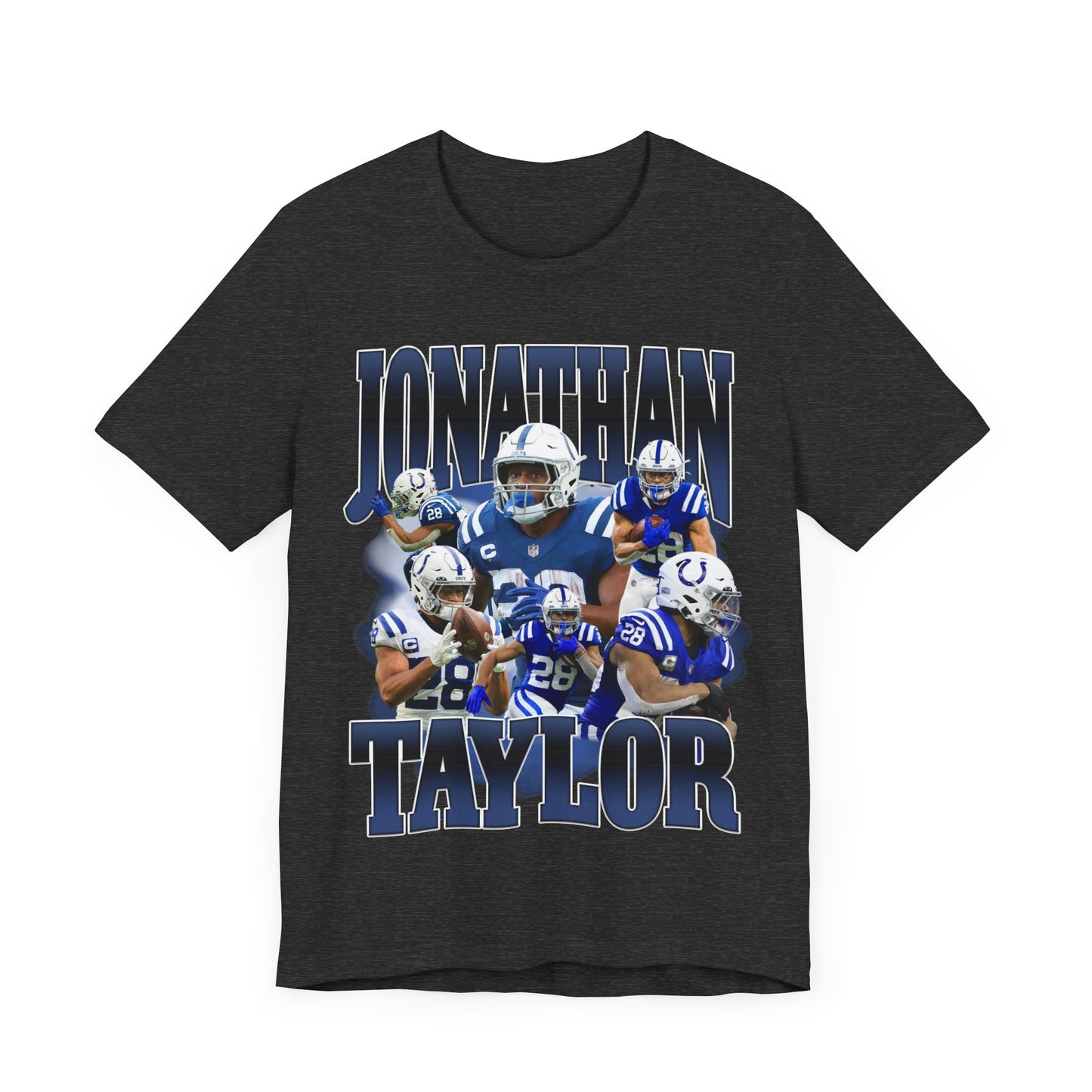 Vintage 90s Football Bootleg Style TShirt JOHNATHAN TAYLOR Unisex Graphic Tee