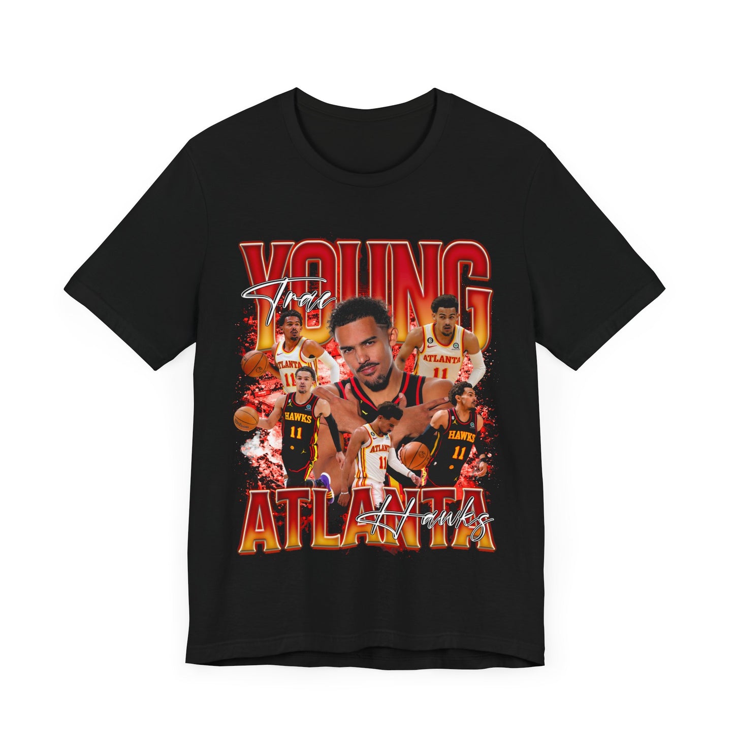 Vintage 90s Basketball Bootleg Style T-Shirt, TRAE YOUNG ICE Unisex Graphic Tee