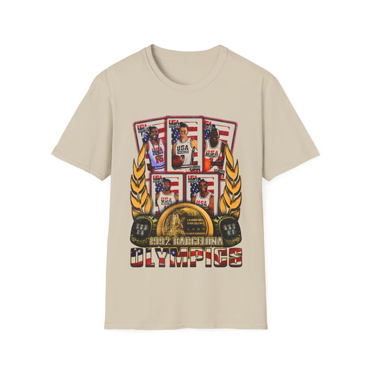 Vintage 90s Basketball Bootleg Style T-Shirt, DREAM TEAM 92 Retro Basketball Shirt Unisex Graphic Tee