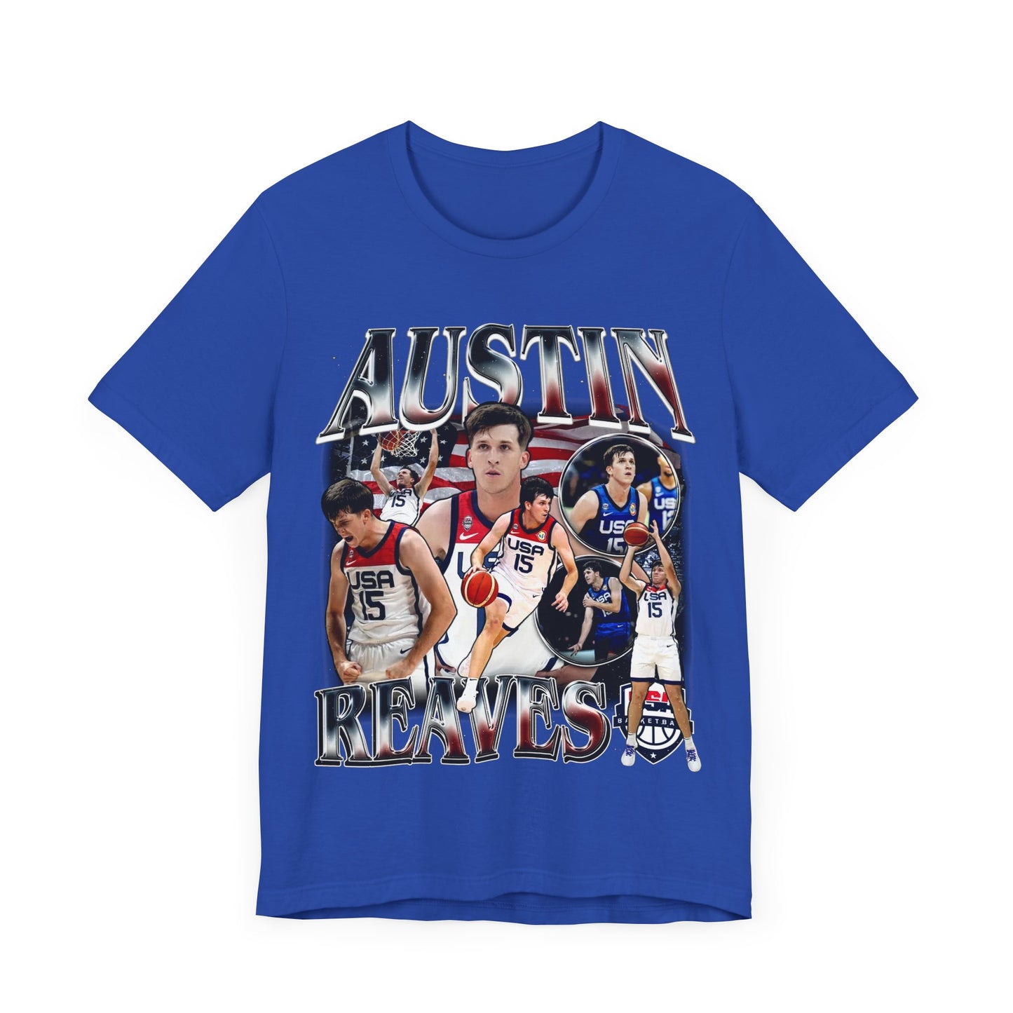 Vintage 90s Basketball Bootleg Style TShirt AUSTIN REAVES USA Unisex Graphic Tee