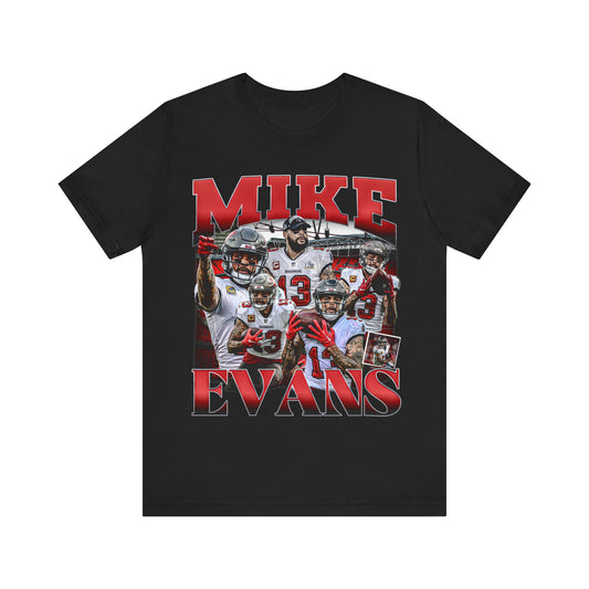 Vintage 90s Football Bootleg Style T-Shirt MIKE EVANS Unisex Graphic Tee Shirt
