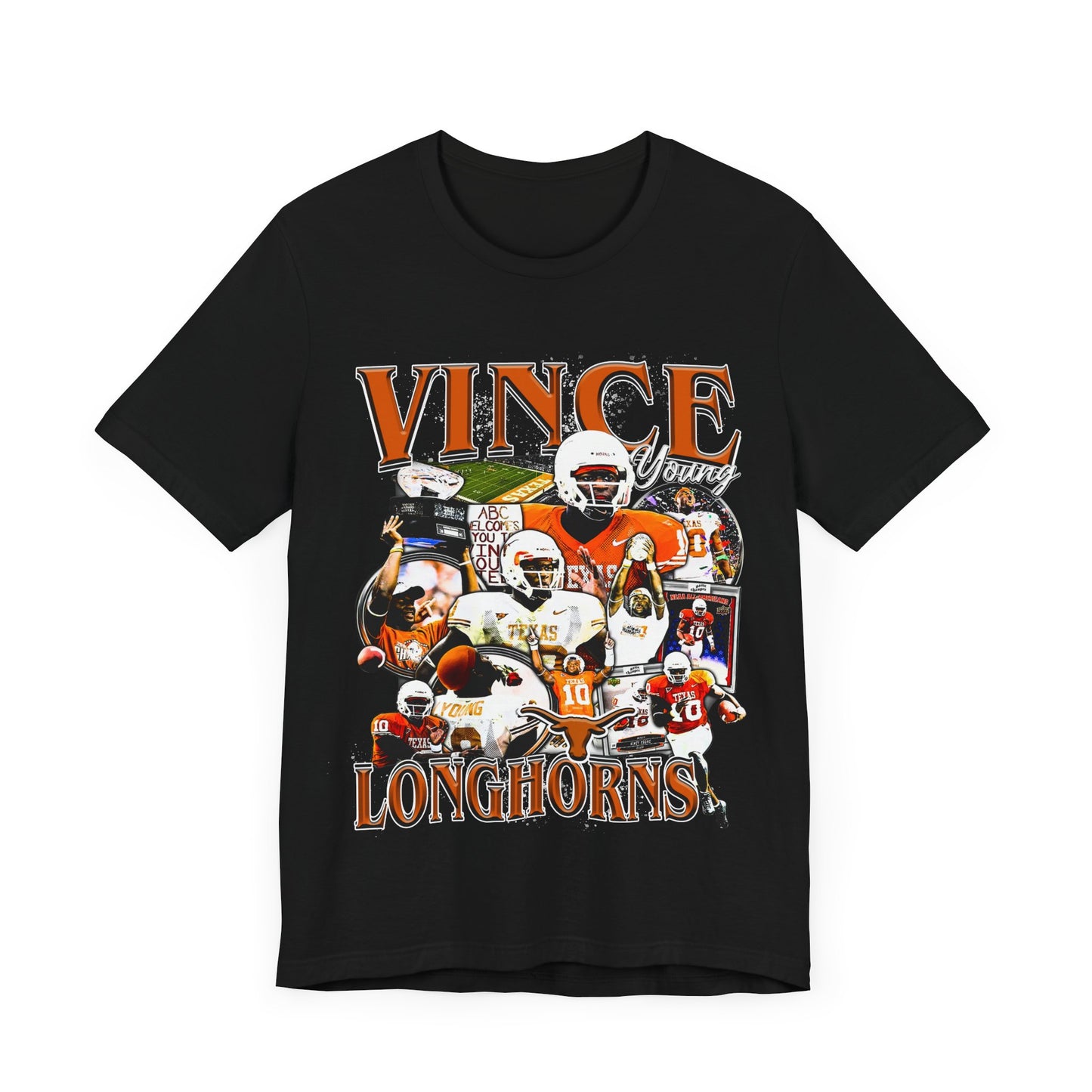 Vintage 90s Football Bootleg Style T-Shirt VINCE YOUNG Unisex Graphic Tee Shirt