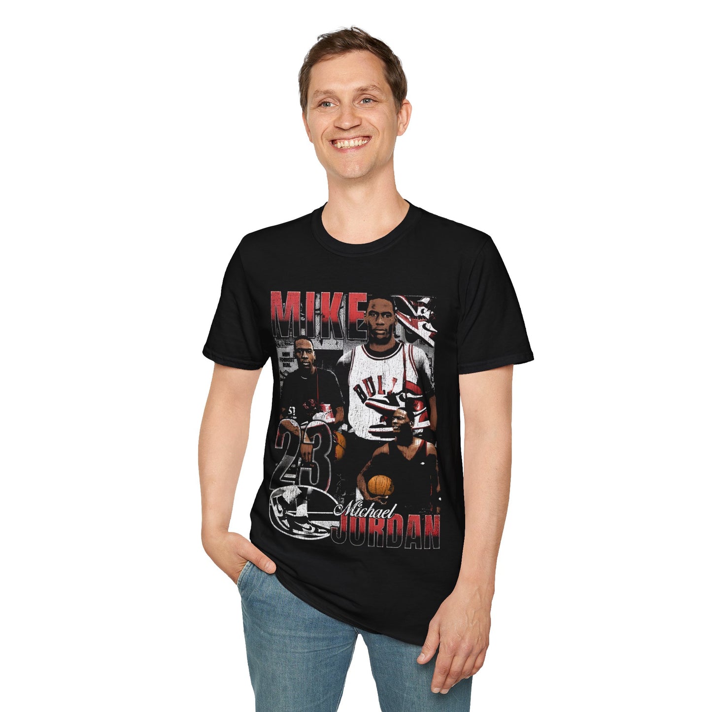 Vintage 90s Basketball Bootleg Style T-Shirt, MJ VINTAGE Retro Basketball Shirt Unisex Graphic Tee