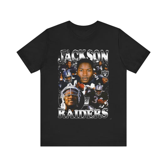 Vintage 90s Football Bootleg Style T-Shirt BO JACKSON 90s Unisex Tee Shirt