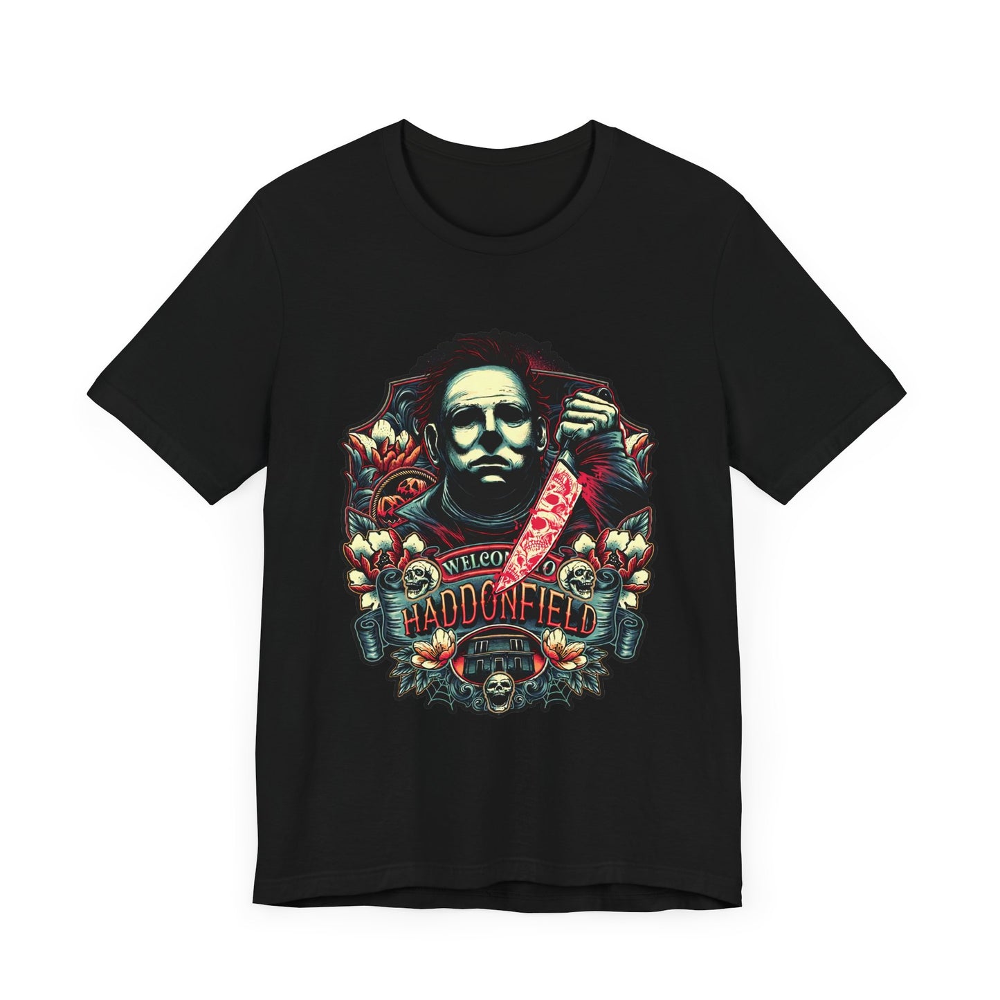 HALLOWEEN MICHAEL MYERS Vintage Unisex Jersey Short Sleeve Tee