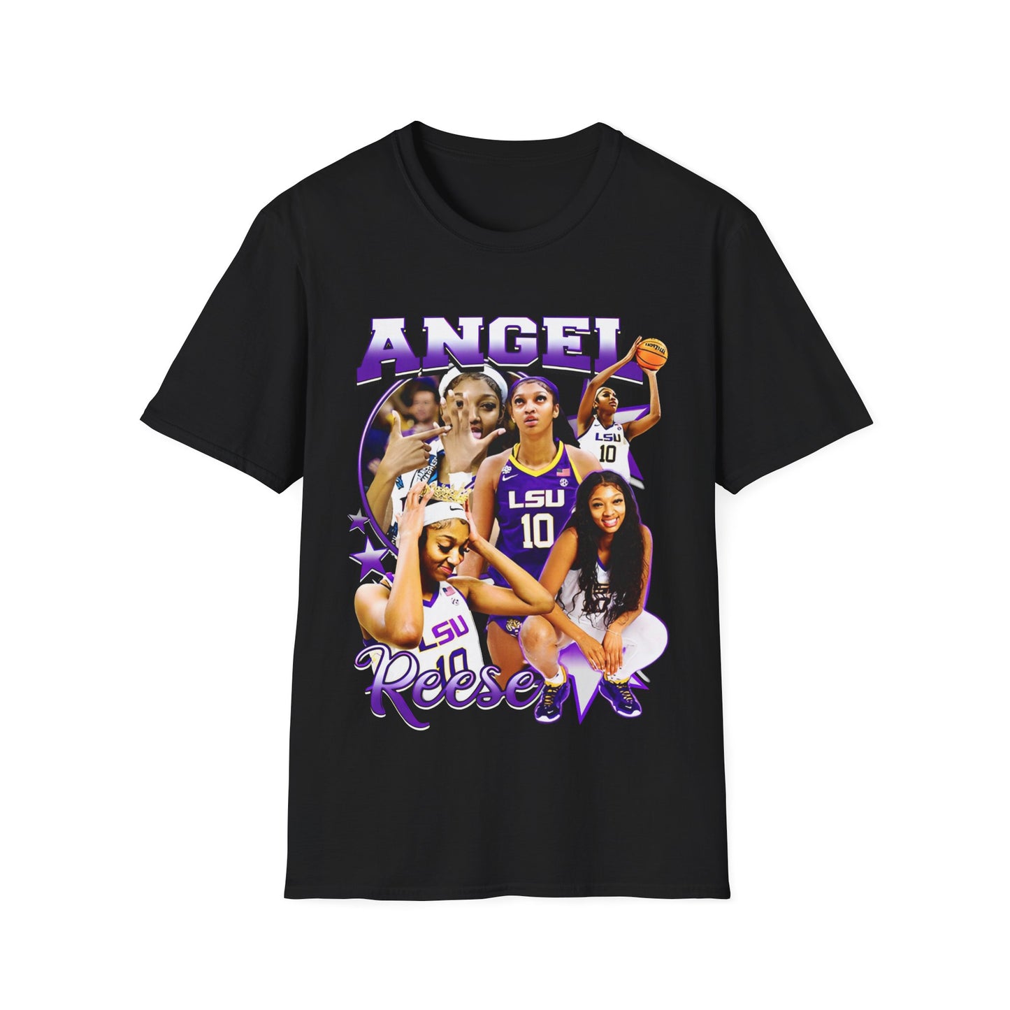Vintage 90s Basketball Bootleg Style T-Shirt ANGEL REESE Graphic Tee, Retro Basketball Shirt Unisex Graphic Tee