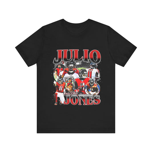 Vintage 90s Football Bootleg Style T-Shirt JULIO JONES Unisex Graphic Tee Shirt