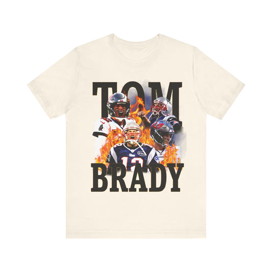 Vintage 90s Football Bootleg Style T-Shirt TOM BRADY 90s Unisex Tee Shirt