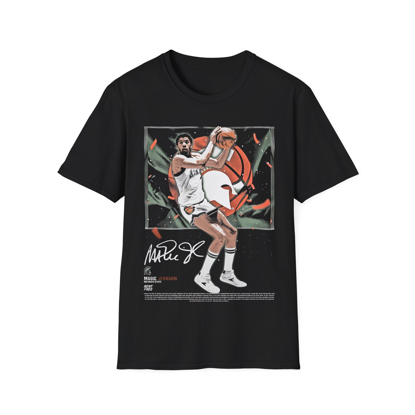 Vintage 90s Basketball Bootleg Style T-Shirt, MAGIC Retro Basketball Shirt Unisex Graphic Tee