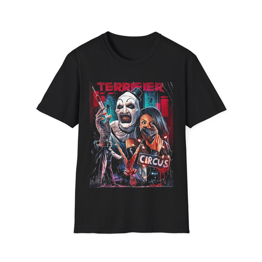 HALLOWEEN TERRIFIER CIRCUS Unisex Softstyle T-Shirt