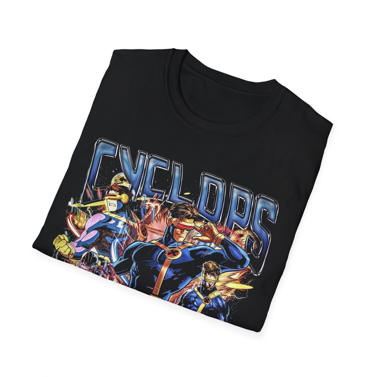 Vintage 90s Superheroes Bootleg Style T-Shirt, CYCLOPS Retro Superheroes Shirt Unisex Graphic Tee
