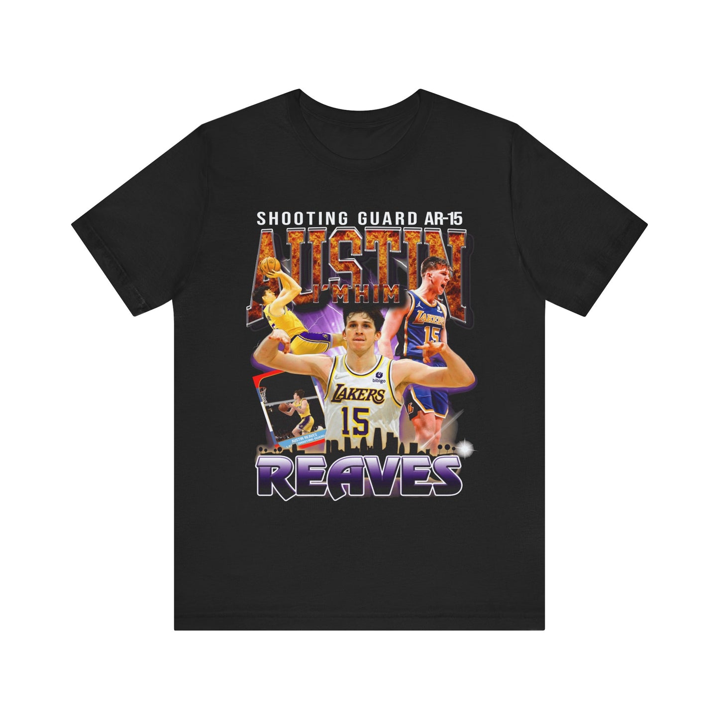 Vintage 90s Basketball Bootleg Style T-Shirt, AUSTIN REAVES Im Him Unisex Tee