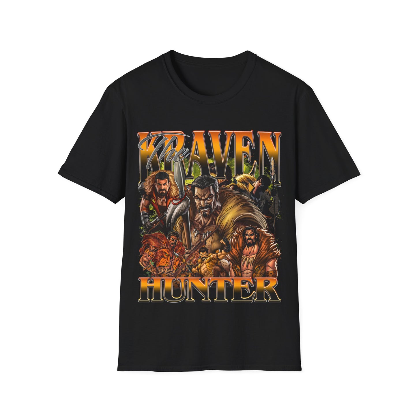 Vintage 90s Superheroes Bootleg Style T-Shirt, KRAVEN THE HUNTER Graphic Tee, Retro Superheroes Shirt Unisex Graphic Tee