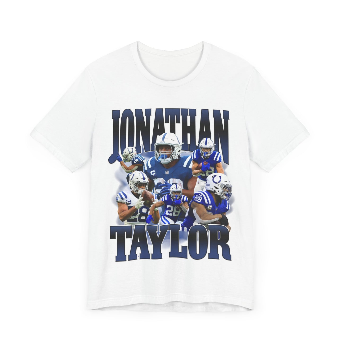 Vintage 90s Football Bootleg Style TShirt JOHNATHAN TAYLOR Unisex Graphic Tee