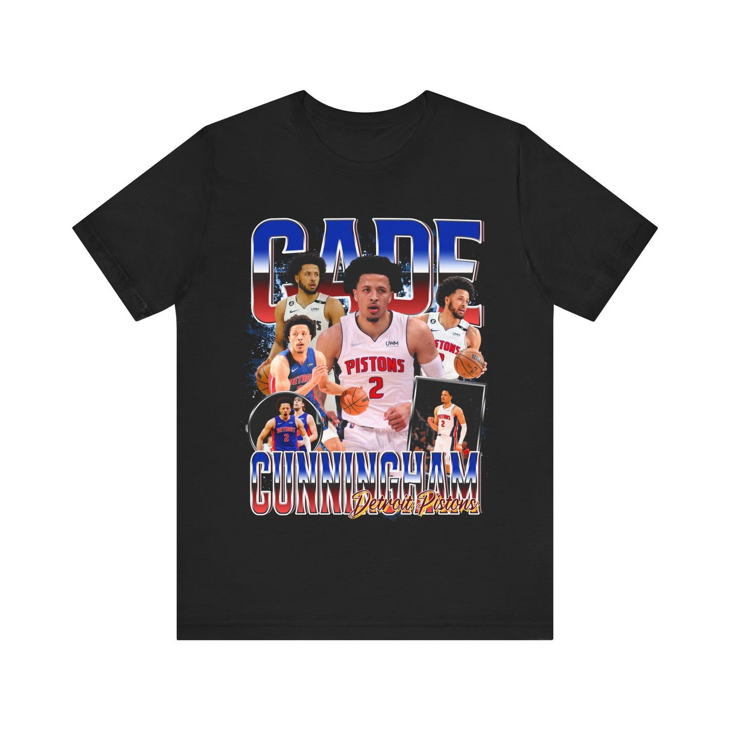 Vintage 90s Basketball Bootleg Style T-Shirt CADE CUNNIGHAM Unisex Graphic Tee