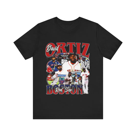 Vintage 90s Baseball Bootleg Style T-Shirt DAVID ORTIZ 90s Unisex Graphic Tee