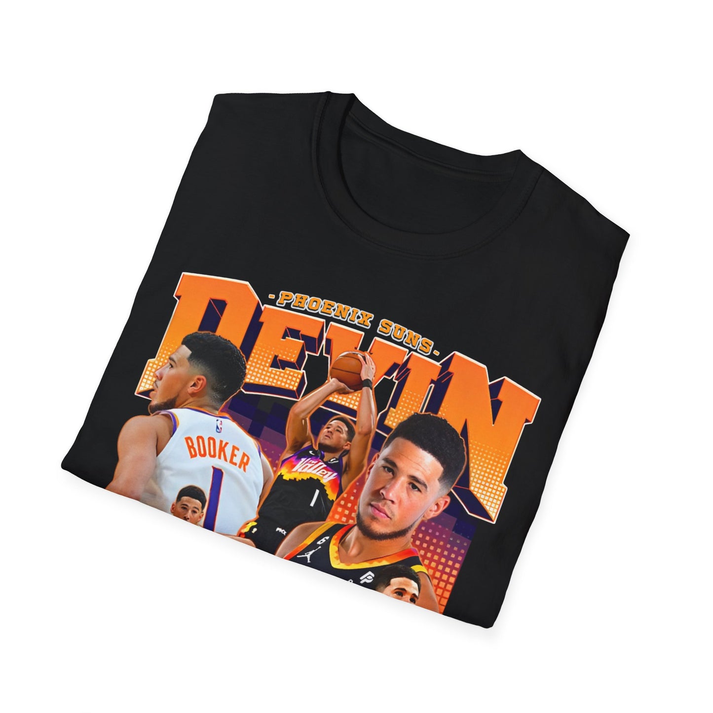 Vintage 90s Basketball Bootleg Style T-Shirt, DEVIN BOOKER PHX Graphic Tee, Retro Basketball Shirt Unisex Graphic Tee